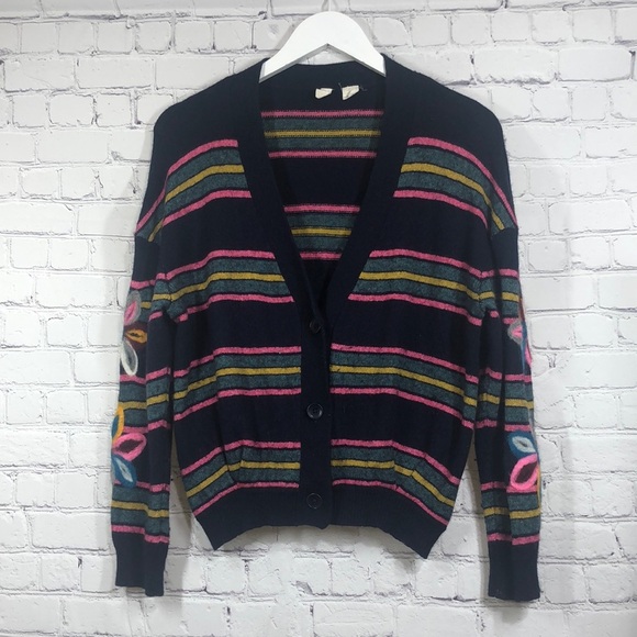 Moth Anthropologie sweater stripes - Picture 1 of 10